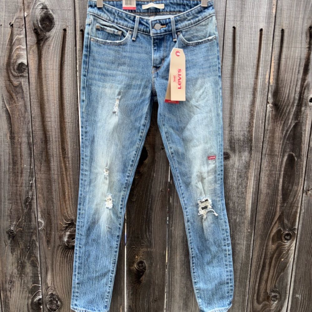 Levi’s 711 Skinny Mid Rise Jeans Womens Size 25x30 - Picture 10 of 11